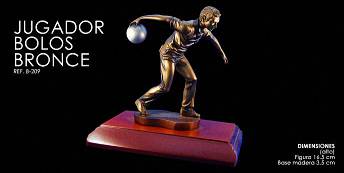 Trofeos en porcelana