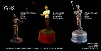 Trofeos en porcelana