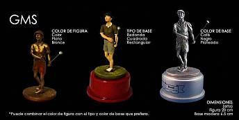 Trofeos en porcelana